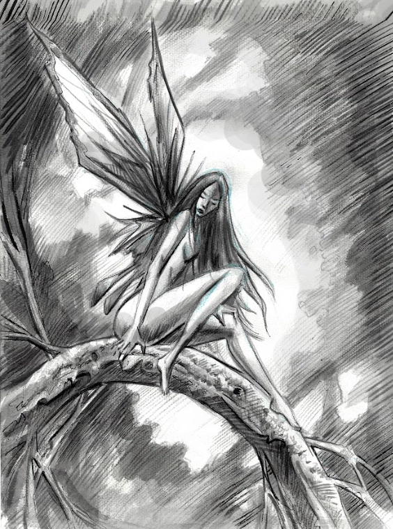 Ilustración de la baraja hadas
